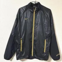 NIKE 나이키 윈드 브레이커 나일론 재킷 블랙 골드 M