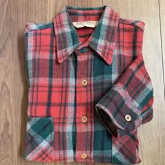 【80S】USA製、BIG MAC ネルシャツ Ｌサイズ