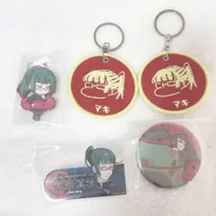 呪術廻戦 禪院真希 缶バッジ ピンバッジ ラバスト ラバーストラップ