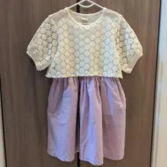 値下げしました!!petit main 半袖ワンピース 110