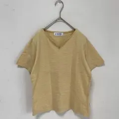 【ビバリーヒルズポロクラブ/BHPC】キーネック　半袖　カットソー　Tシャツ　S