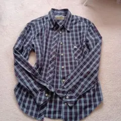 希少　Burberry's チェック柄 長袖シャツ M　y2k