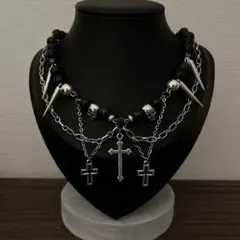 ハンドメイド ネックレス グランジ y2k no.3