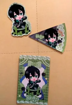 きゃらっぴん　KING OF PRISM 香賀美タイガ ステッカー、特典