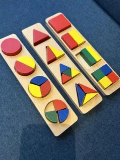 木製知育パズル【欠けあり】