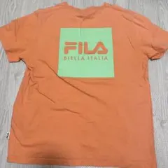 【夏物SALE中】 FILA コーラルピンクTシャツ 半袖のサムネイル