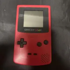 【訳あり】ゲームボーイカラー　本体レッド（CGB-001）動作確認済