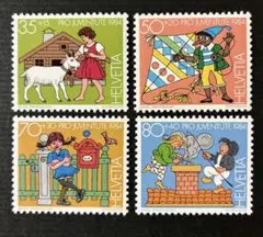 外国切手 スイス 1965-1966年 野生動物 シリーズ 10種 - メルカリ