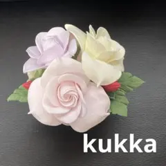 SALE クレイフラワー　バラアレンジ　枯れない花