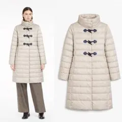 マックスマーラ MaxMaraダッフルデザイン ダウンコート ベージュ