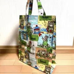 Harrods ハロッズ　トートバッグ　テディベア　A4 〈希少がら〉