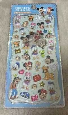 プチドロップステッカー　ディズニー　ミッキー&フレンズ