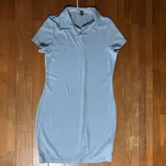 【SHEIN】タイトワンピースXL ブルー系