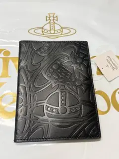 Vivienne Westwood ブラックレザー ブックカバー