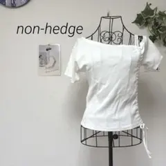 12090 non-hedge ノンヘッジ ワンショルドロストトップスのサムネイル