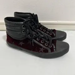 希少　セルジオロッシ　ベロア　スター刺繍スニーカーのサムネイル