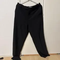 シンプル ブラック スラックス パンツ