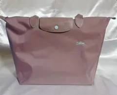 Longchamp ロンシャン トートバッグ ルプリアージュ ピンク Lサイズ