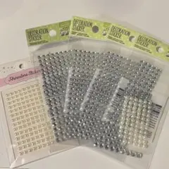 DAISO デコレーションステッカー ・キラキラストーンシール