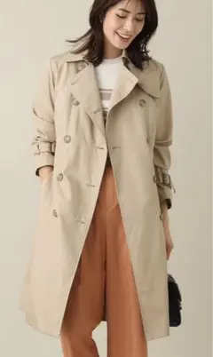 新品未使用♪お買い得半額以下a.v.vライナー付きベーシックロングトレンチコート