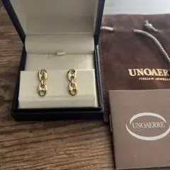 UNOAERRE ゴールド チェーンリンク ピアスのサムネイル