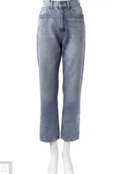 新品未使用 GRL ハイウエストストレートデニムパンツ　S