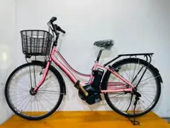 中古電動自転車 パナソニック ビビDX 26インチ ピンク 横浜 №8831