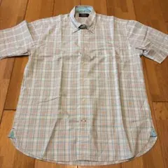 POLO 半袖シャツ チェック柄 ボタンダウン Lサイズのサムネイル