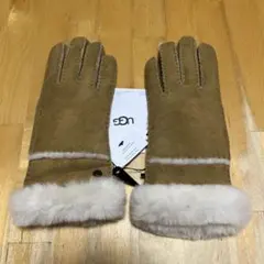 新品未使用　UGG 手袋 チェスナット シープスキン　L 新品】UGG シープスキン グローブ 手袋 チェスナット - メルカリ