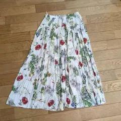 UNIQLO 花柄プリーツスカート M