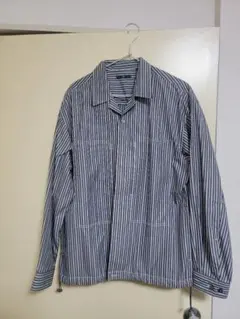 +J/スーピマコットンオーバーサイズシャツブルゾン