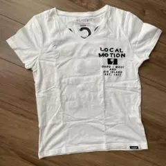 LOCAL MOTION Vネック Tシャツ ホワイト Mサイズ レディースのサムネイル