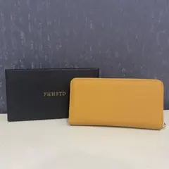 本革 レディース 長財布 多機能財布 イエロー 財布