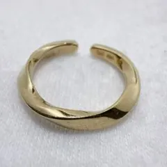 ete エテ SILVER925 ゴールドカラー リング 8号