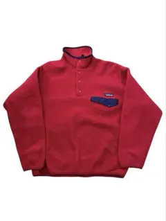 ▪️ジャマイカ製patagonia パタゴニア スナップT Mダークレッド