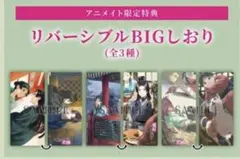 薬屋のひとりごと　アニメイト限定特典　リバーシブルBIGしおり　3種