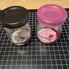 マイメロディ ポムポムプリン　ガラスビン 小物入れ サンリオ デザートボトル