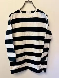 ルミノア×メゾンドリーファー 別注 ボーダー 七分袖 M フランス製