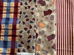 カントリー柄　4枚セット