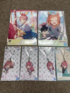五等分の花嫁　一番くじ　ボードストラップセット