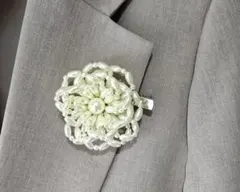 パール ブローチ