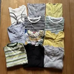 レディース Tシャツ/カーディガン/ニット Lサイズ　11点セット