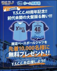【YSCC】ユニフォーム　ベースボールシャツ　限定品　Y.S.C.C