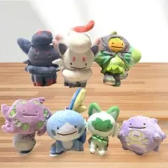 へんしん！メタモン 新規5種 ぬいぐるみ ゾロア ニャオハ メッソン