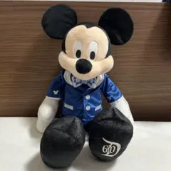 【海外disney】ミッキーぬいぐるみ　60周年