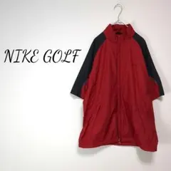 ナイキゴルフ 半袖 ウィンドブレーカー スポーツウェア ラグランスリーブ