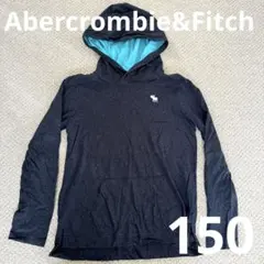 アバクロ　キッズ　ロンT フード付 150 ネイビー