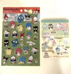 Sanrio サンリオ　キャラクターズ　可愛い　シール　ステッカー　メモ帳