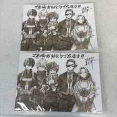 僕のヒーローアカデミア 映画入場者プレゼント　特典イラスト2枚