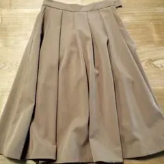 Ray BEAMS ベージュ フレアスカート サイズ0